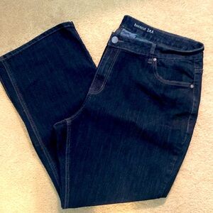 Avenue Denim Dark Wash 24 Bootcut Plus Jeans